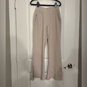 Athleta Neutral Beige Boot-Cut Flare Pants